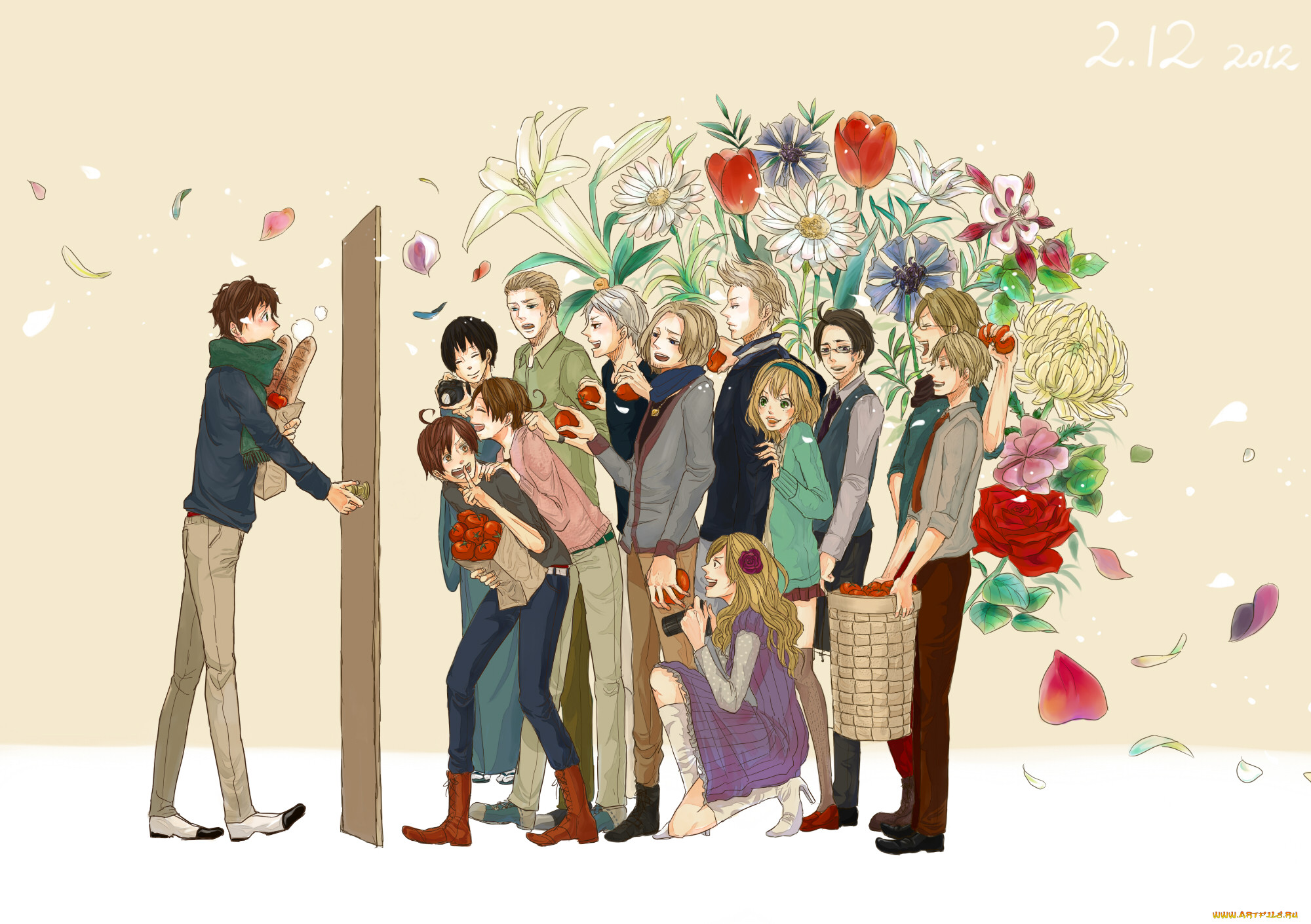 , hetalia,  axis powers, 